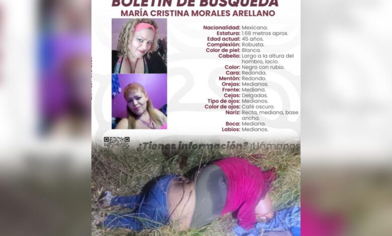 feminicidio, General Felipe Ángeles, Amozoc, desaparecida, María Cristina Morales Arellano, FGE, investigaciones