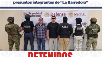 detenidos, FGE, La Barredora, Tlalancaleca, Texmelucan, delitos contra la salud