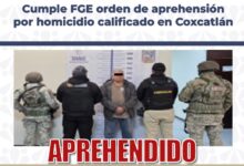 FGE, aprehensión, Coxcatlán, homicidio calificado