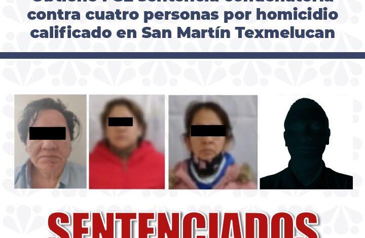sentencia, FGE, homicidio calificado, San Martín Texmelucan