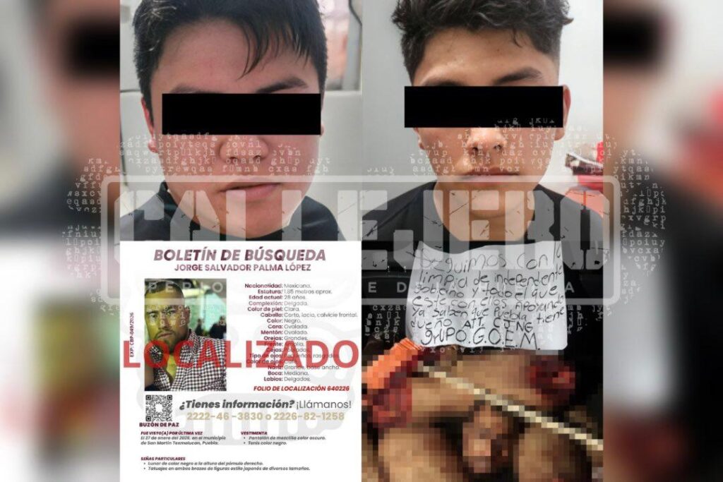 detenidos, La Barredora, Texmelucan, SSP, CJNG, El Palma, FGE, investigaciones