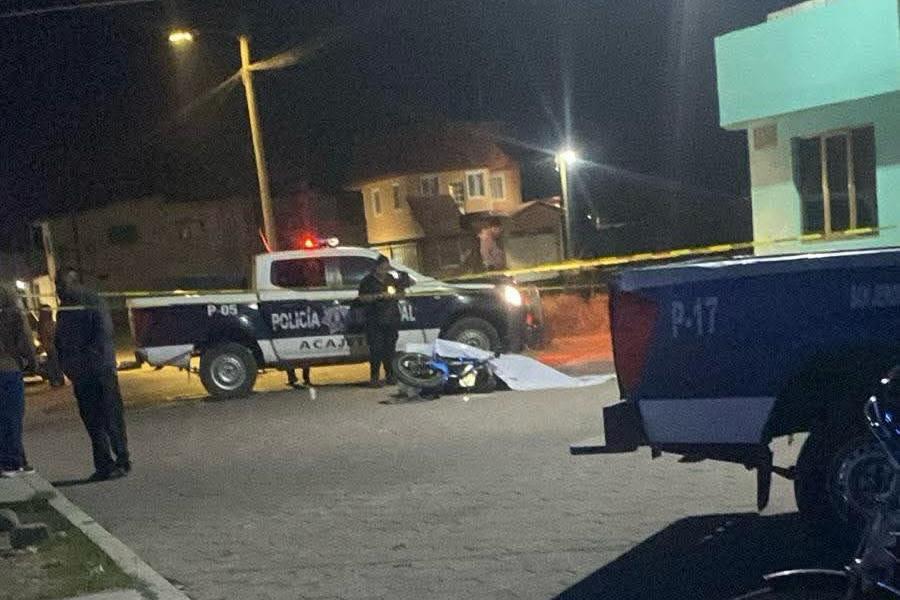 ejecutado, Acajete, San Jerónimo Ocotitlán, ejecutado, motociclista, FGE, investigaciones