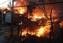 incendio, bazar, Bomberos, PC Municipal, PC Estatal, Totimehuacán, bazar