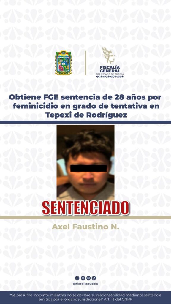 FGE, tentativa de feminicidio, Tepexi de Rodríguez, le roció gasolina, sentencia