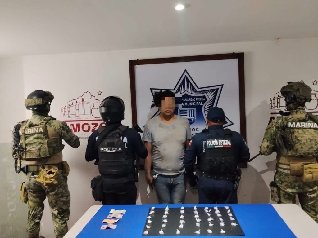 narcomenudista, Amozoc, operativo, Policía Municipal, Marina, Periférico, Chachapa