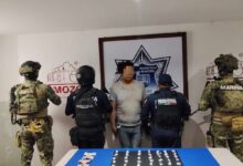 narcomenudista, Amozoc, operativo, Policía Municipal, Marina, Periférico, Chachapa