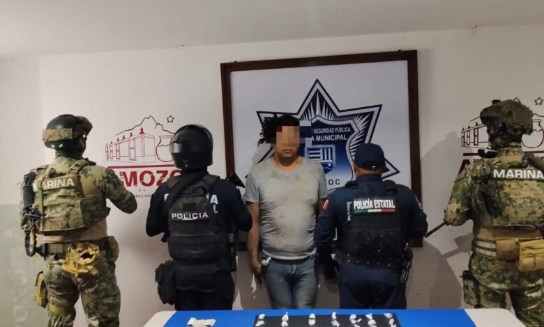 narcomenudista, Amozoc, operativo, Policía Municipal, Marina, Periférico, Chachapa