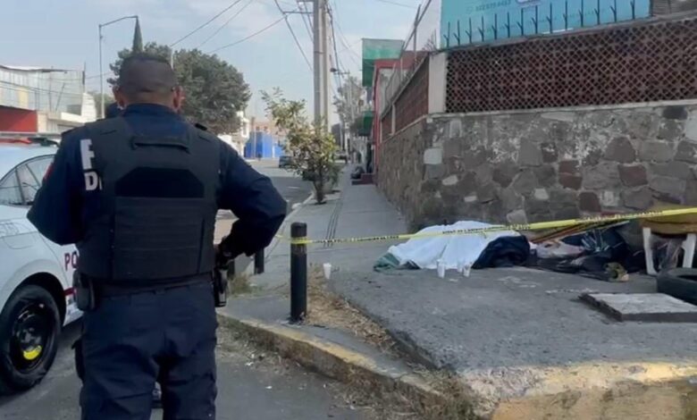 muerto, La Loma, Mercado Hidalgo, El Castrosito, SSC, FGE, diligencias, broncoaspiración
