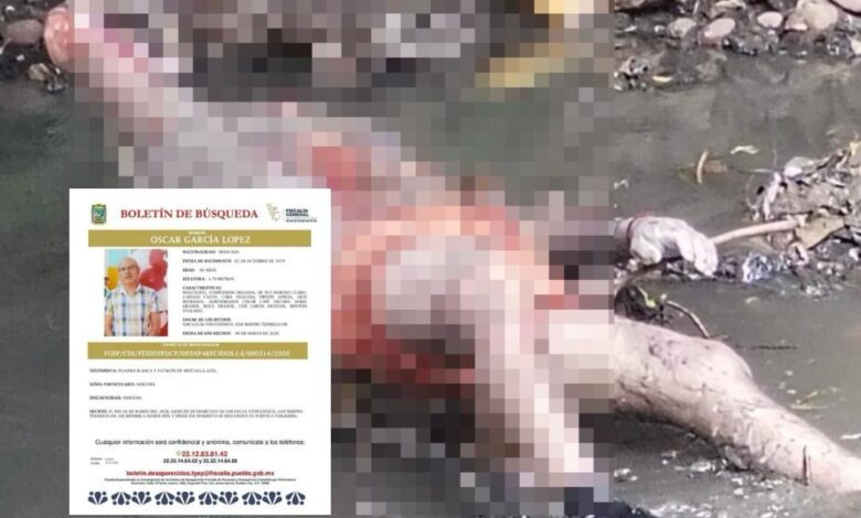 Oscar García, desaparecido, río Atoyac, San Lucas Atoyatenco, San Martín Texmelucan, FGE, investigaciones