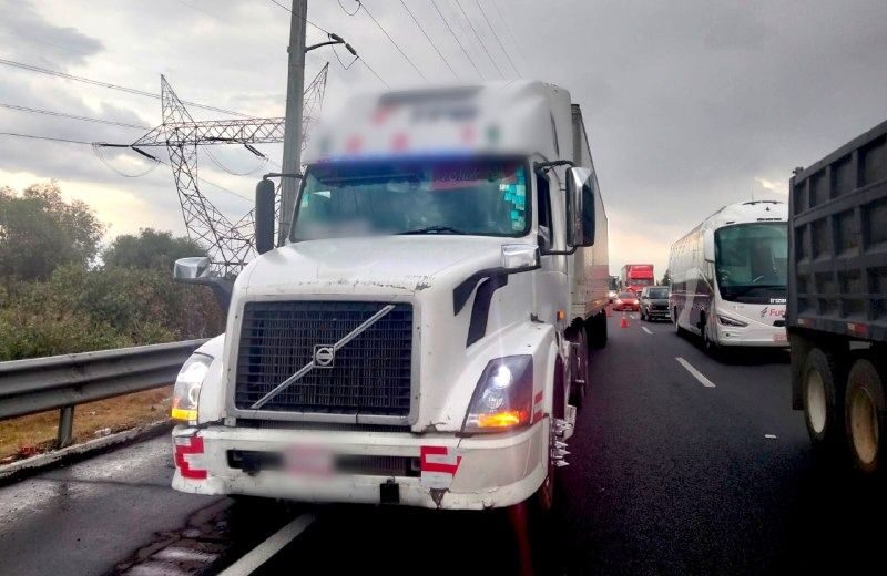 tractocamión robado, operativo, SSP, Huejotzingo, Policía Estatal