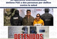 cateo, FGE, Prados El León, Atlixco, detenidos, drogas, narcomenudeo