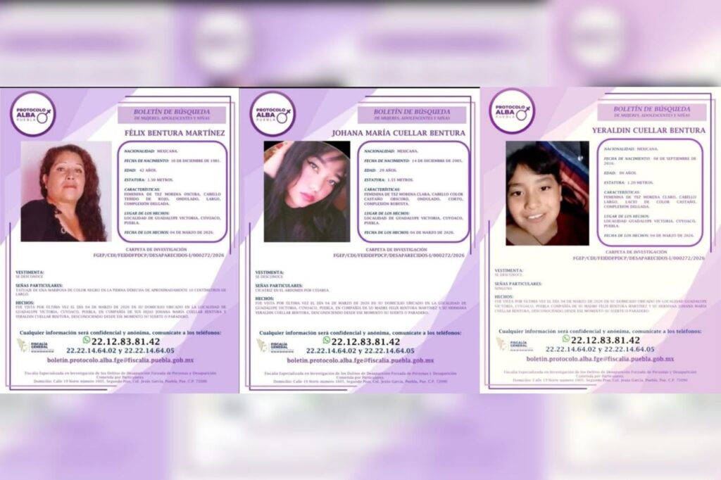 feminicidios, Félix Bentura, Guadalupe Victoria, Cuyoaco, Cristalaco, Ixtacamaxtitlán, FGE, feminicidios