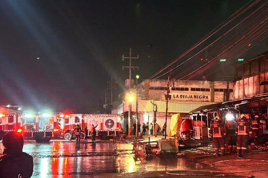incendio, Central de Abasto, Nave A, Bomberos, Protección Civil
