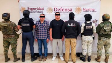 detenidos, FGE, La Barredora, Tlalancaleca, Texmelucan, delitos contra la salud