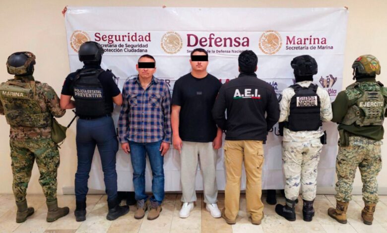 detenidos, FGE, La Barredora, Tlalancaleca, Texmelucan, delitos contra la salud