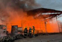 incendio, recicladora, Coronango, San Francisco Ocotlán, Bomberos, SSP, Cuautlancingo