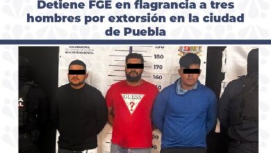 FGE, detenidos, extorsión, Puebla capital, investigaciones