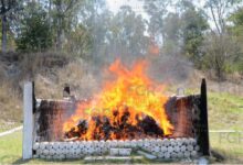 incineración, droga, destrucción, objetos del delito, FGR, Puebla