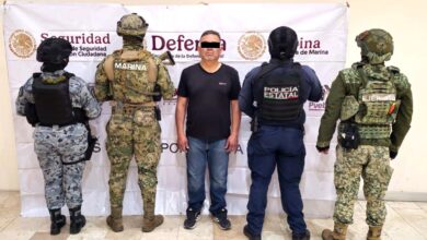 detenido, SSP, drogas, dinero, Romero Vargas, robo a cuentahabiente, cobro de piso