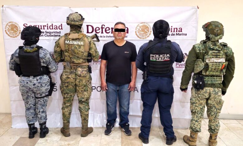 detenido, SSP, drogas, dinero, Romero Vargas, robo a cuentahabiente, cobro de piso