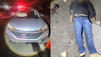 autopista Puebla-Atlixco, accidente, choque, motociclista, muerto, paramédicos