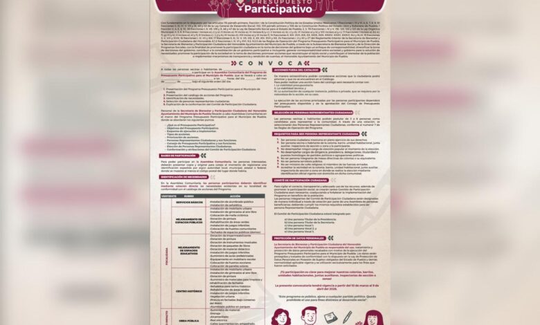 Pepe Chedraui, Gobierno de la Ciudad, Programa de Presupuesto Participativo 2026, participación ciudadana