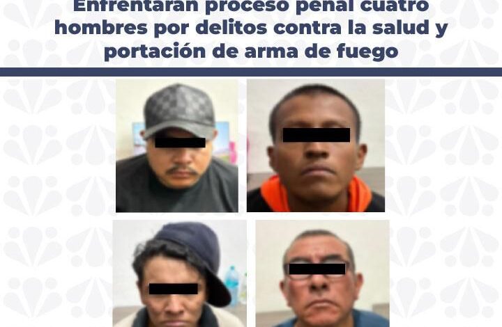 detenidos, riña, delitos contra la salud, droga, armas de fuego