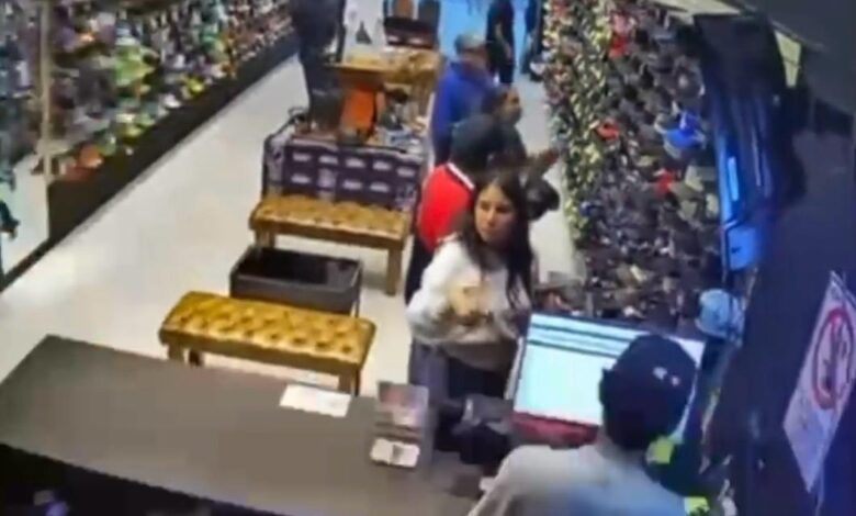 robo, gorras, Vía San Ángel, grabación, farderos, banda, FGE, denuncia