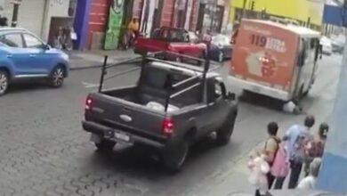 atropellada, Centro Histórico, transporte público, ruta 76, lesionada