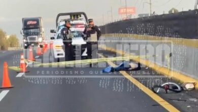 ciclista, muerto, autopista México-Puebla, Texmelucan, Capufe, accidente