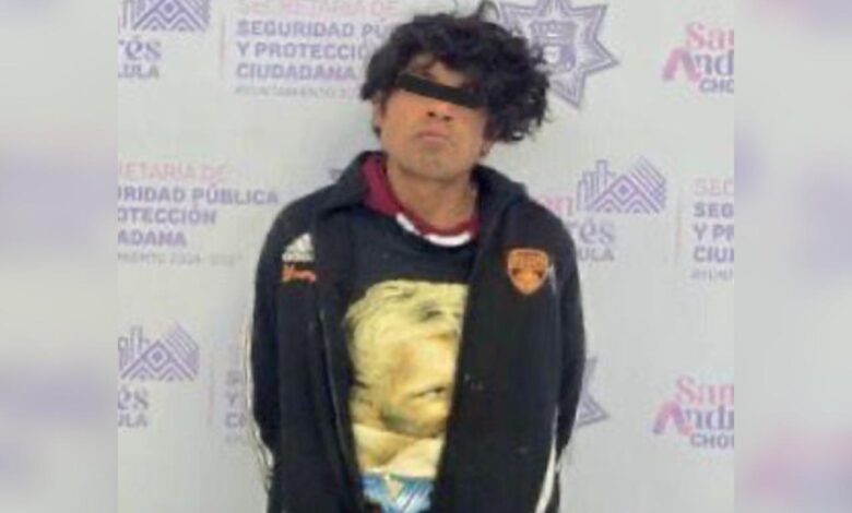 detenido, San Andrés Cholula, robo a casa habitación