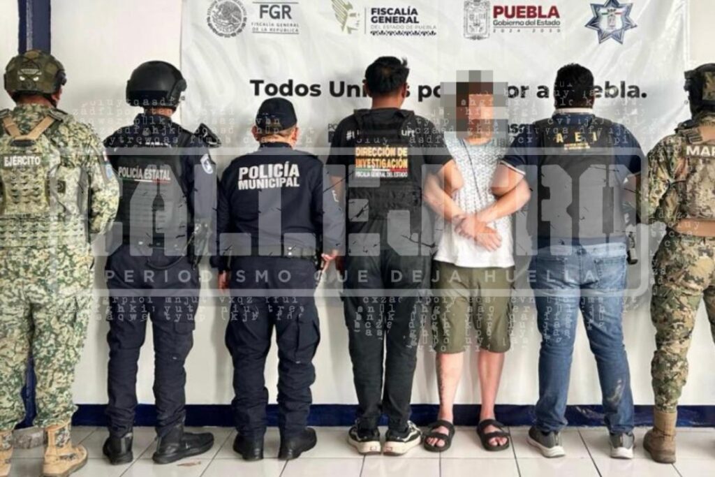 homicidio, robo a cuentahabiente, Los Magia, El Magia, Tehuacán, AEI, FGE, aprehensión