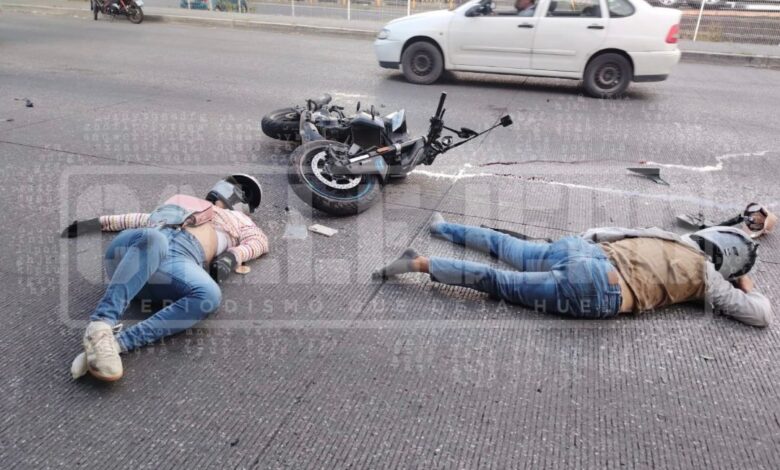 accidente, motociclistas, Bulevar 18 de Noviembre, parque industrial Puebla 2000, tractocamión