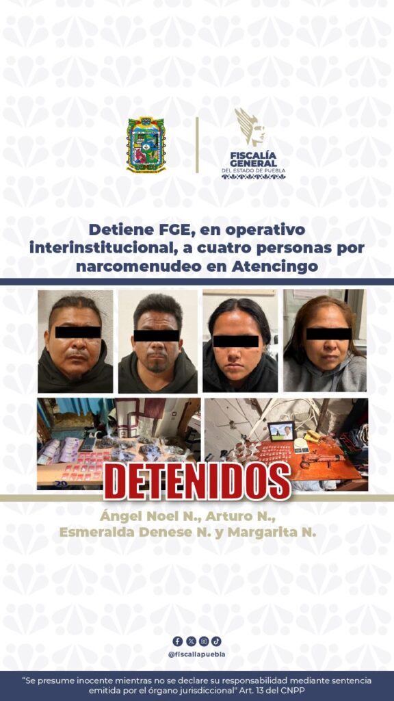 FGE, cateo, operativo, Atencingo, Chietla, narcomenudistas, droga