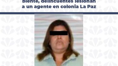 balacera, La Paz, robo a cuentahabiente, detenida, agente ministerial lesionado, investigaciones