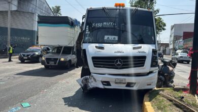 choque, ruta M21, Línea 1 de RUTA, Diagonal Defensores de la República, Adolfo López Mateos, lesionados