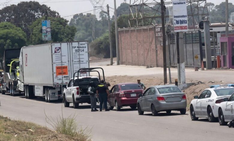 operativo, Guardia Nacional, Xoxtla, robo de vehículo con mercancía, Walmart, detenido