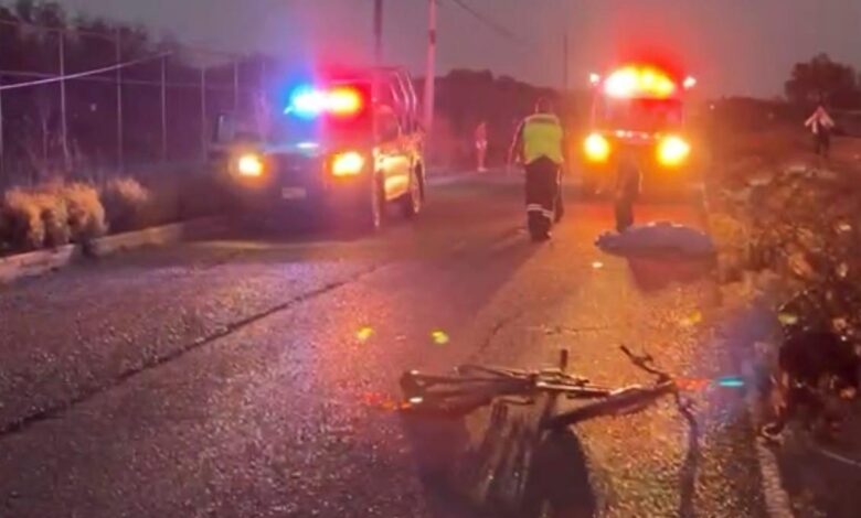 accidente, cicilista, muerto, corredor industrial, Santiago Miahutlán