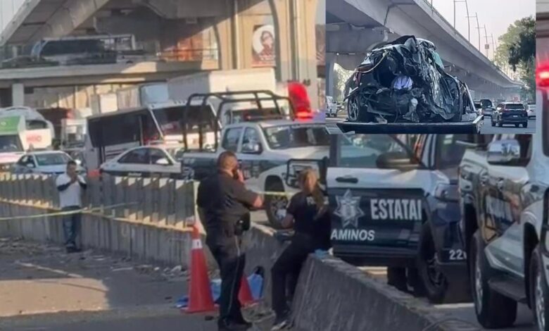 choque, accidente, autopista México-Puebla, La María, SSP, Proximidad de Caminos, prensado, FGE