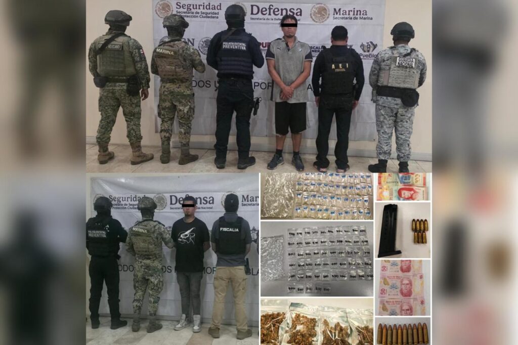 detenidos, droga, ataque, Plaza Adagio, Sonata, SSP