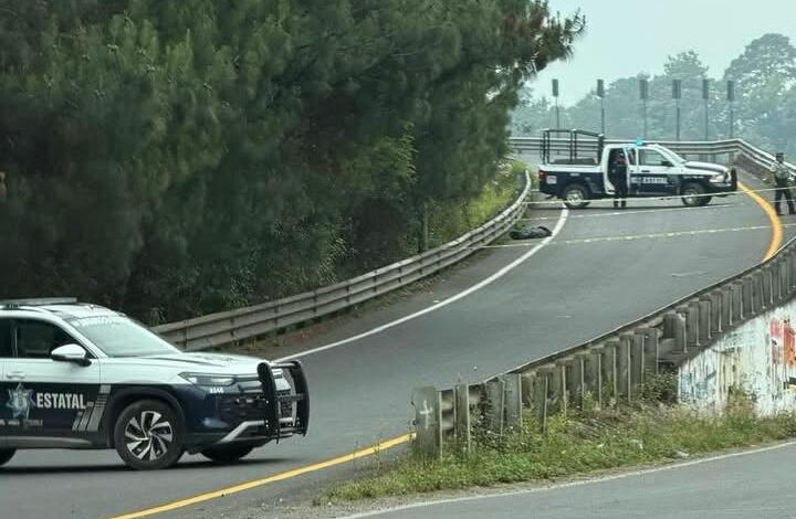 autopista México-Tuxpan, carretera Huauchinango-Tulancingo, encobijado, cadáver, FGE, diligencias