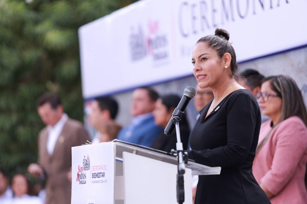 San Andrés Cholula, Lupita Cuautle, madres servidoras públicas, Batalla de Puebla, ceremonia cívica
