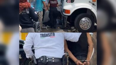 accidente, Tehuacán, puesto de memelas, grúa, lesionadas
