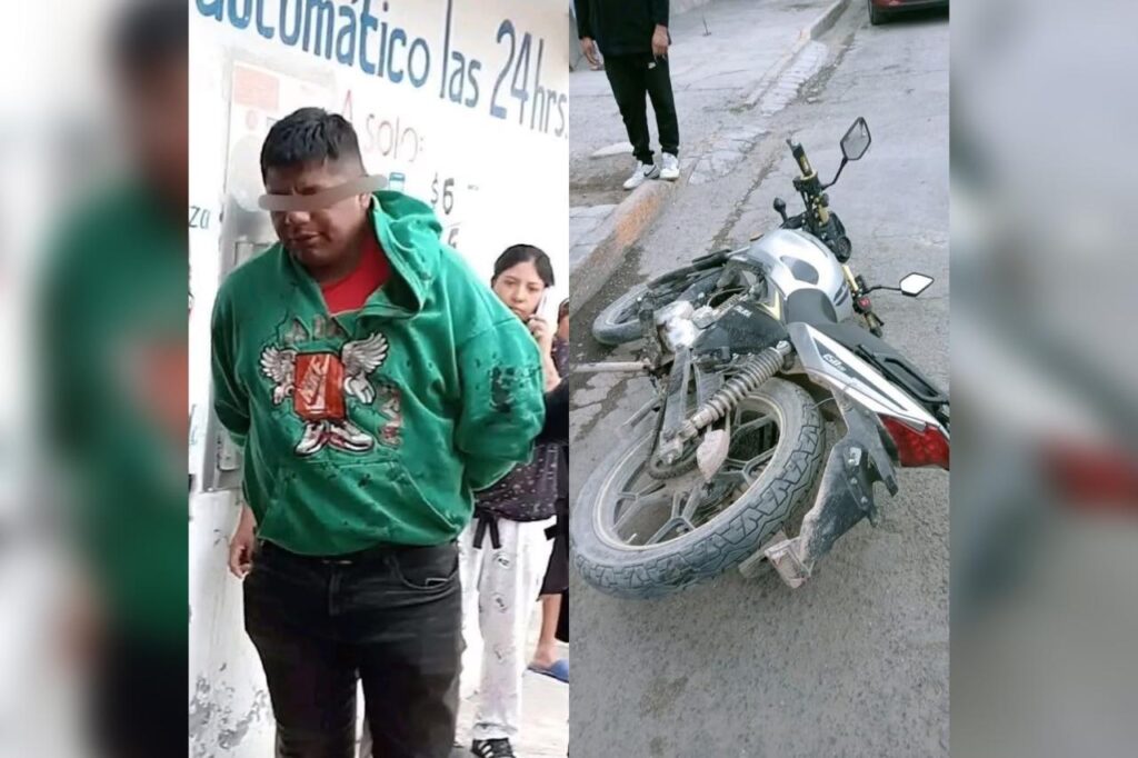 San Mateo Mendizábal, Amozoc, Policía Municipal, delincuente, robo, asalto, armas hechizas