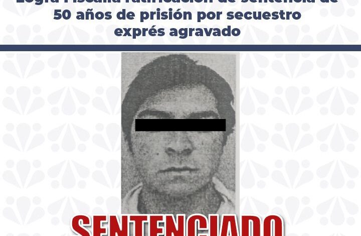 FGE, sentencia, secuestro exprés, parque industrial Puebla 2000