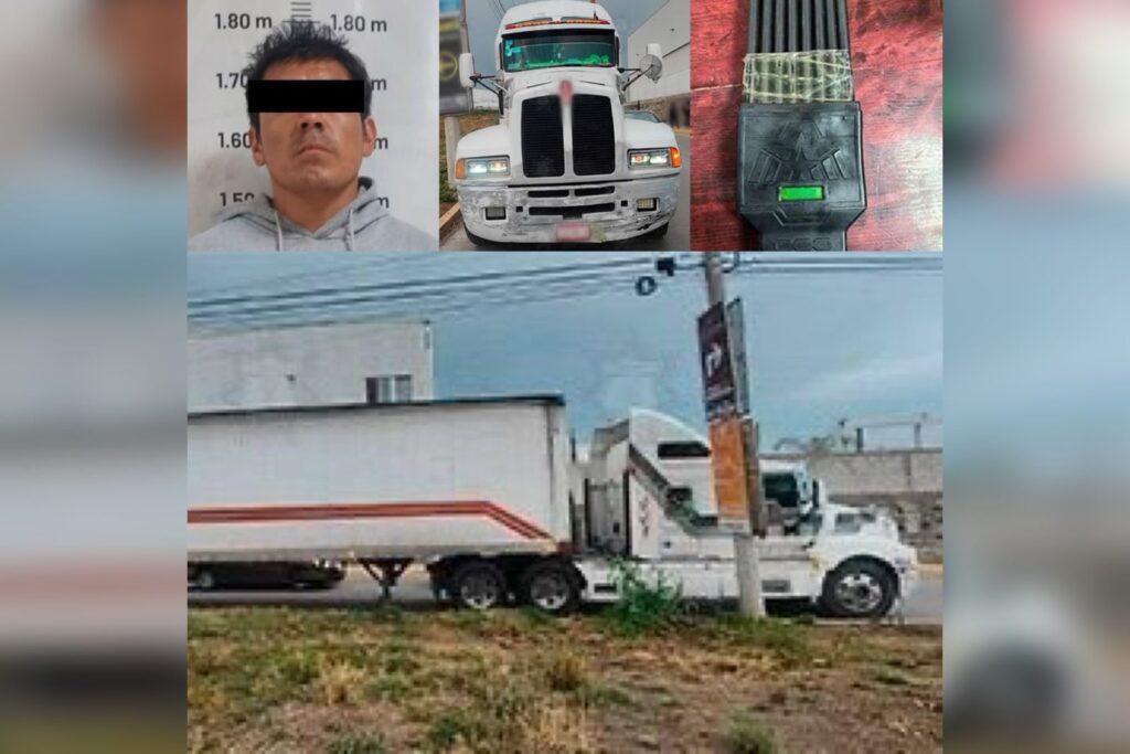 Cuautlancingo, Sanctórum, tractocamión, inhibidor de señal, FGR, detenido, ataques a las vías de comunicación