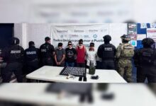 asaltantes, detenidos, Coronango, robo a transporte de carga, SSP, Marina
