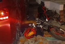 motociclista, accidente, choque, 11 Sur, San José Los Pinos