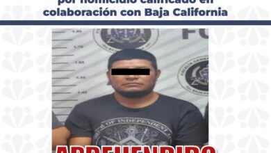 aprehensión, FGE Puebla, homicidio calificado, La Loma, Baja California, colaboración