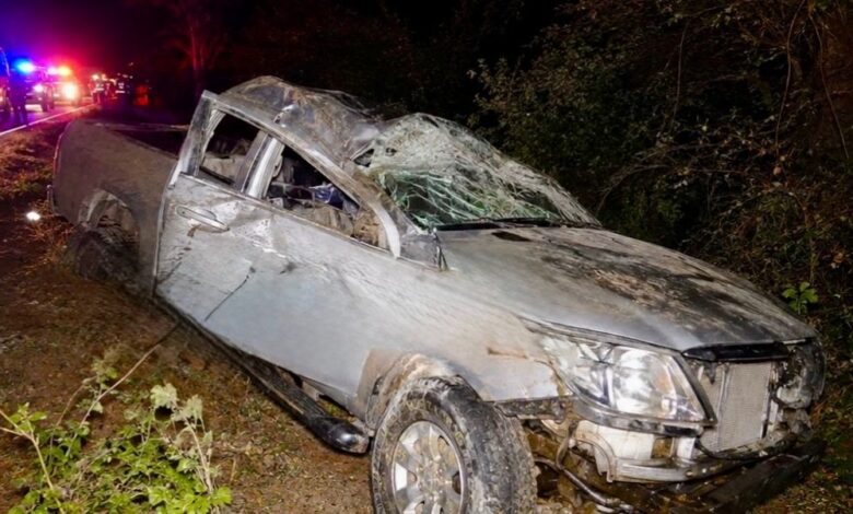 edil Ahuatlán, Baldomero Lezama León, accidente, carretera Epatlán-Ahuatlán